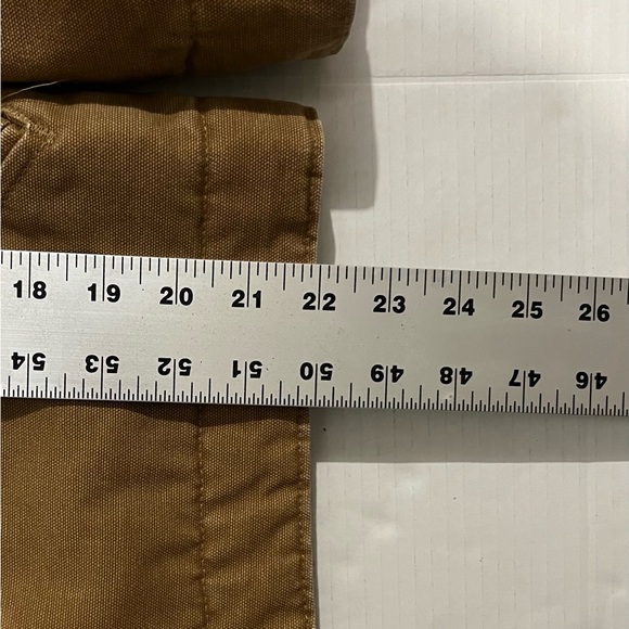 Vintage Carhartt Women M Detroit Jacket Sherpa Lined Wj097 Cml Brown Tan Y2k - Picture 6 of 14